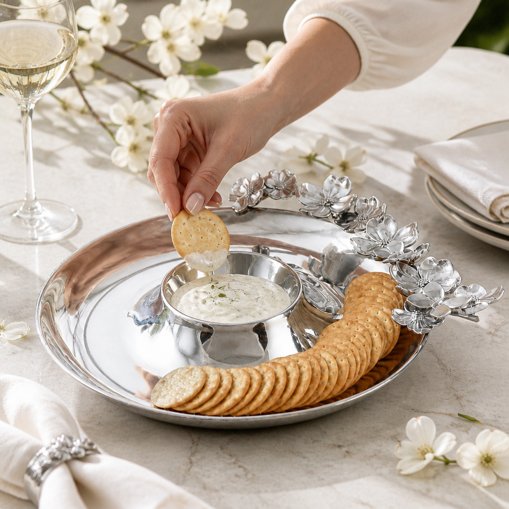 Butterfly and Dogwood Chip and Dip