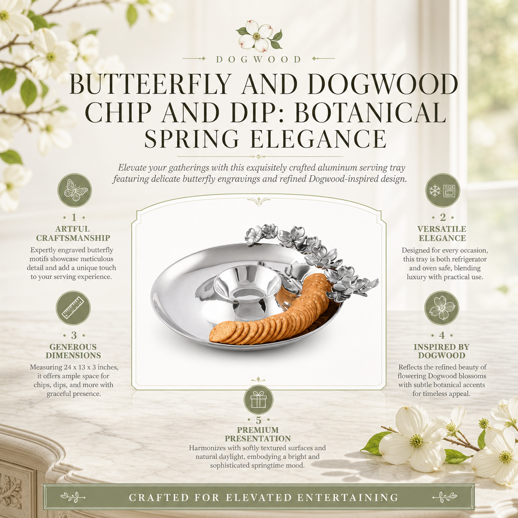 Butterfly and Dogwood Chip and Dip