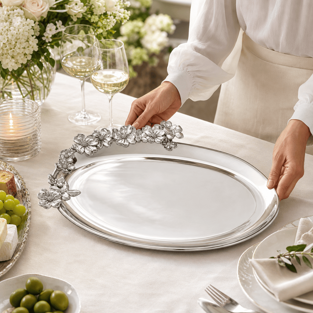 Butterfly Dogwood Platter