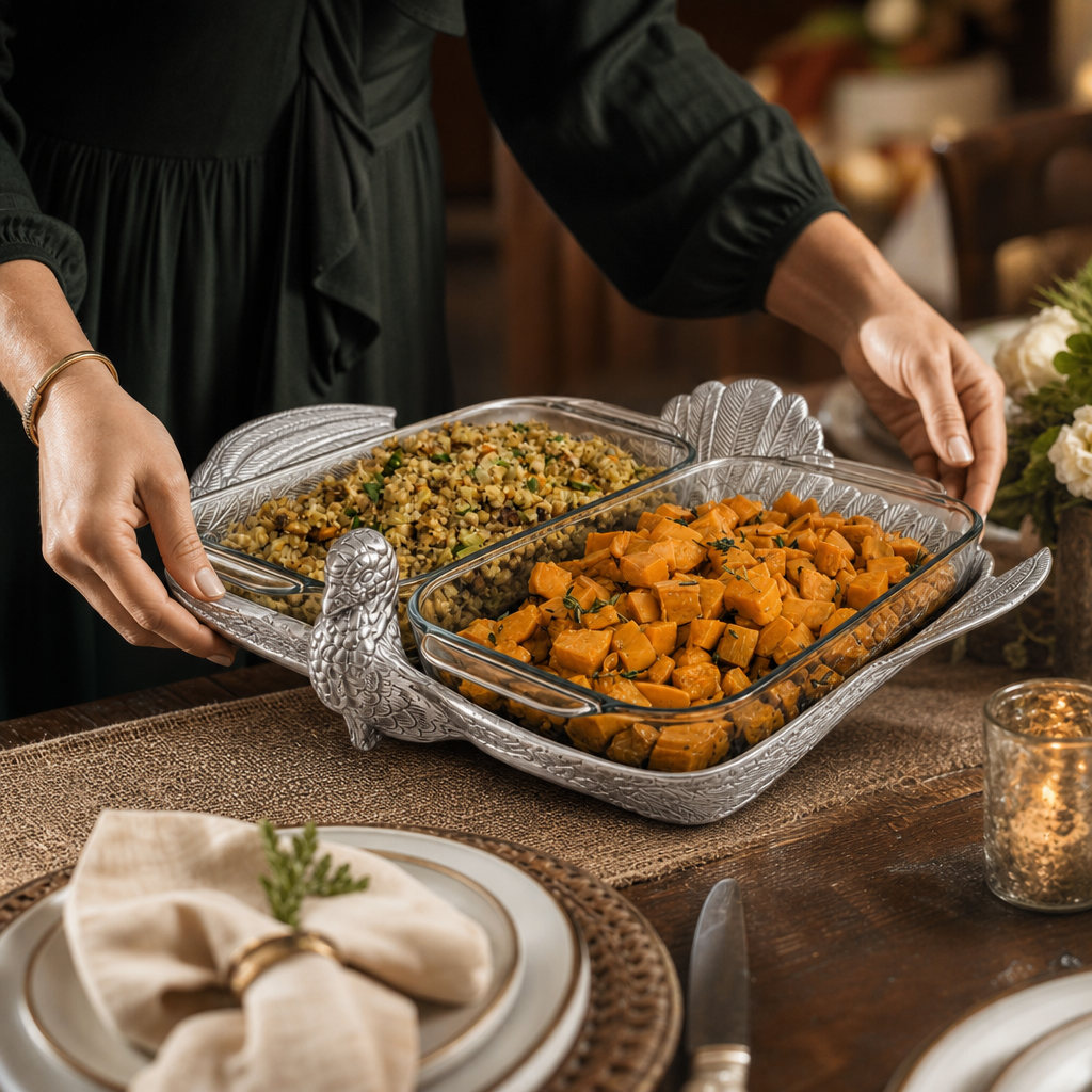 2Qt Double Base Turkey Casserole Holder