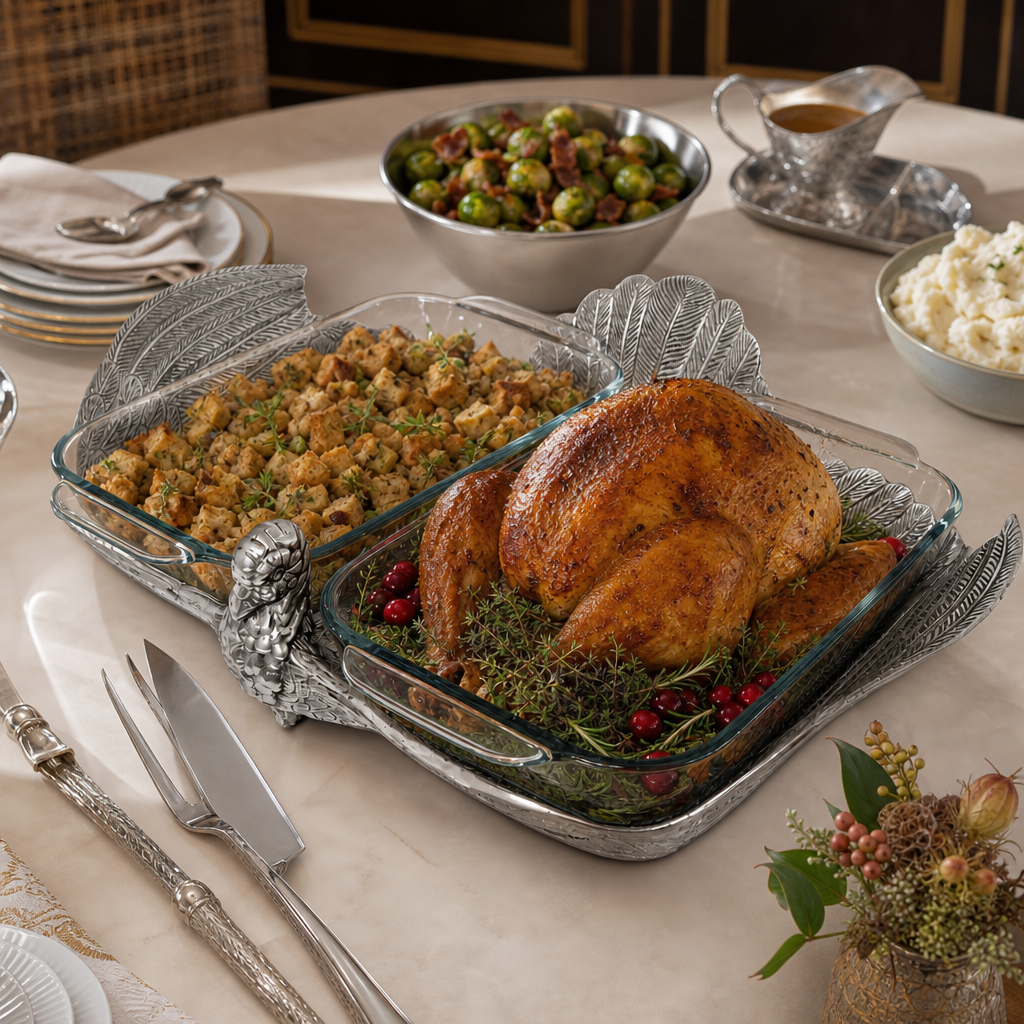 2Qt Double Base Turkey Casserole Holder