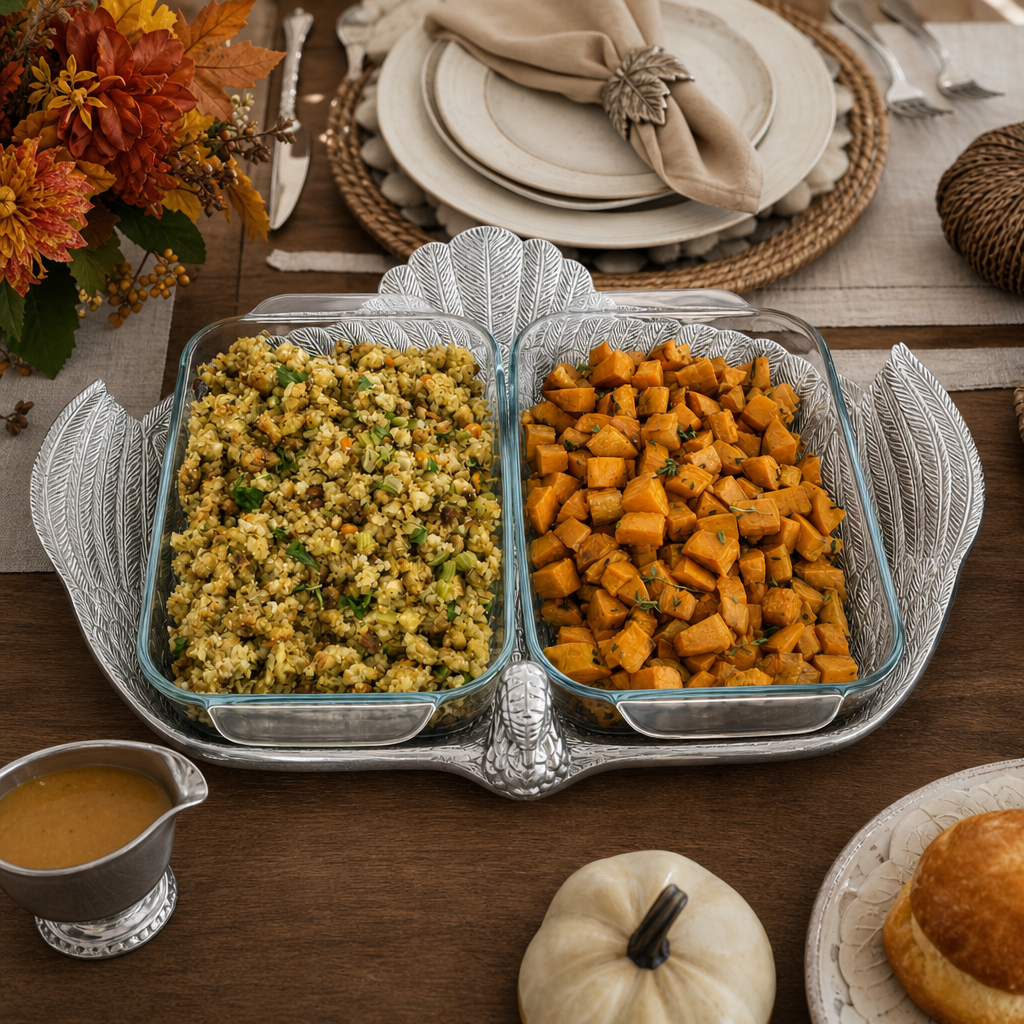 2Qt Double Base Turkey Casserole Holder