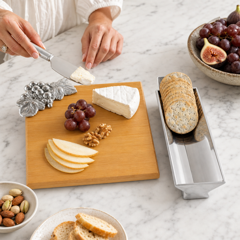 Grape Bamboo Cheese Set