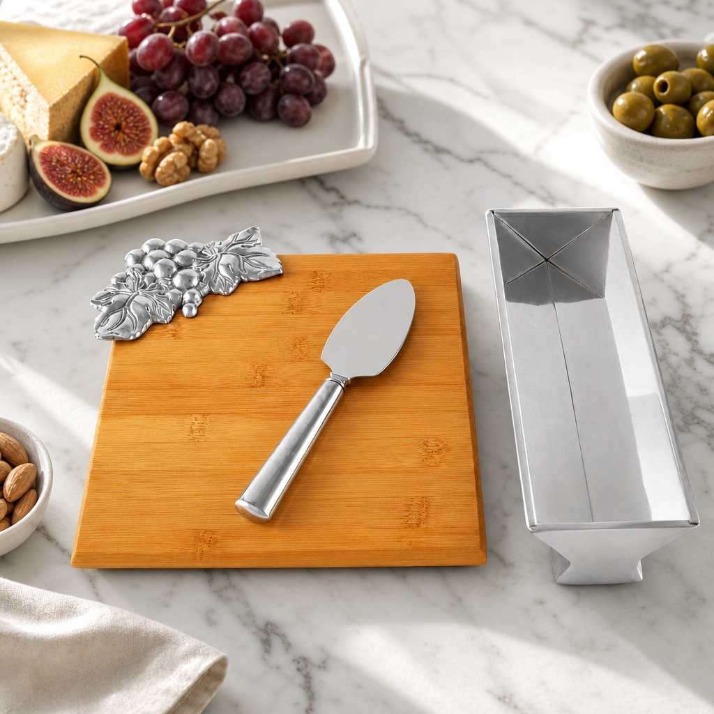 Grape Bamboo Cheese Set