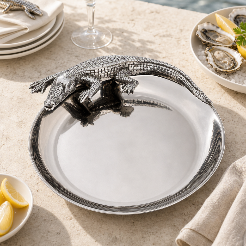 Alligator Oval Platter