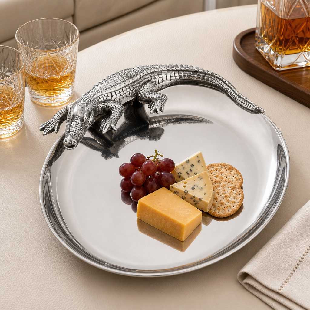 Alligator Oval Platter