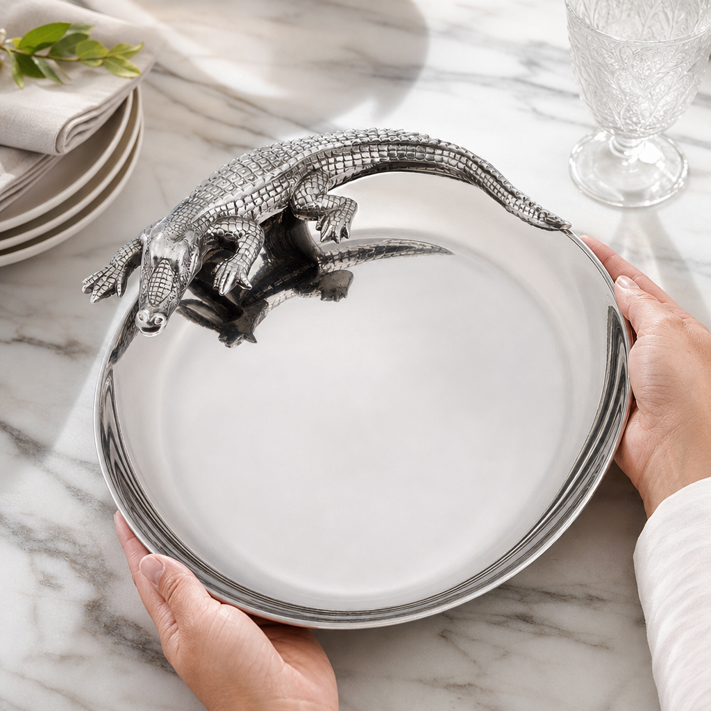Alligator Oval Platter