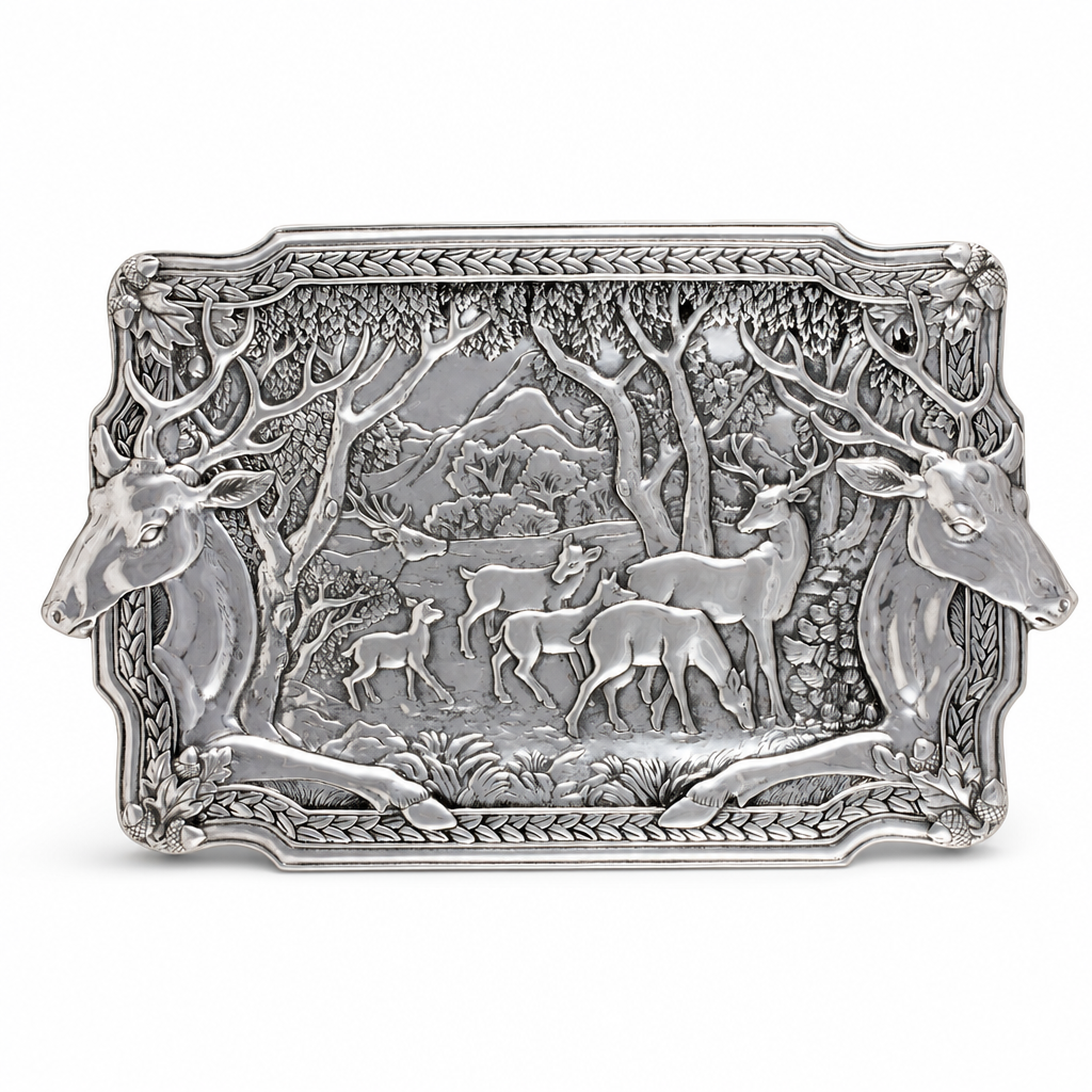 Elk Herd Oblong Tray
