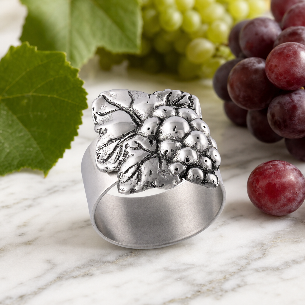 Grape Napkin Rings - set of 4