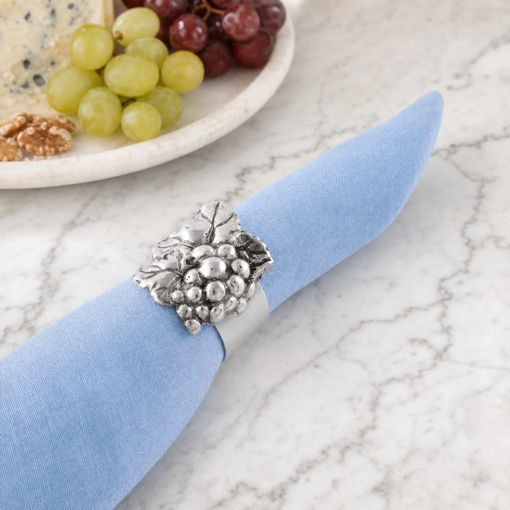 Grape Napkin Rings - set of 4