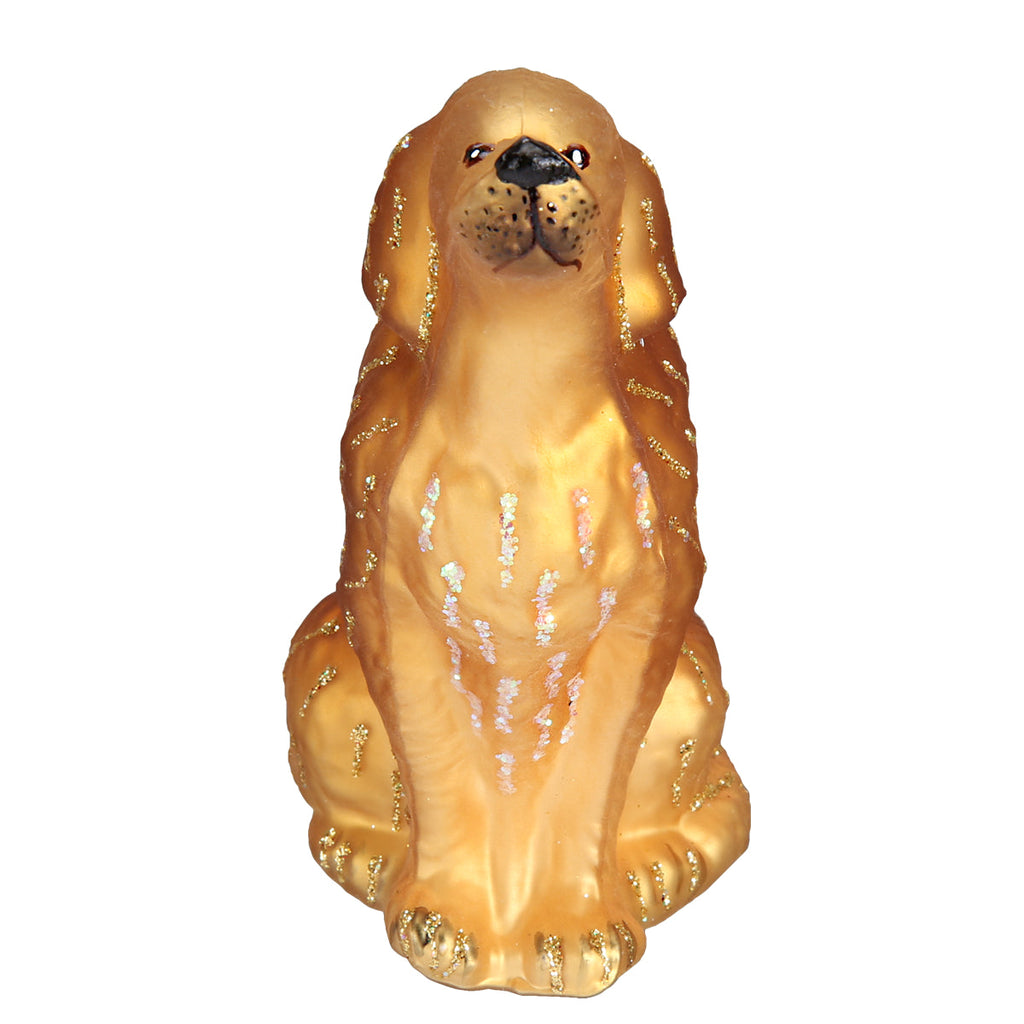 Sitting Golden Ornament