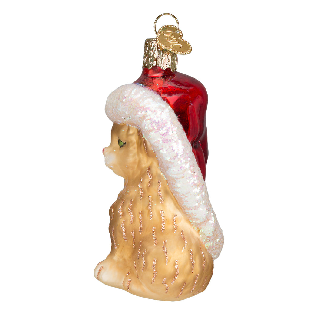 Santa's Kitten Ornament