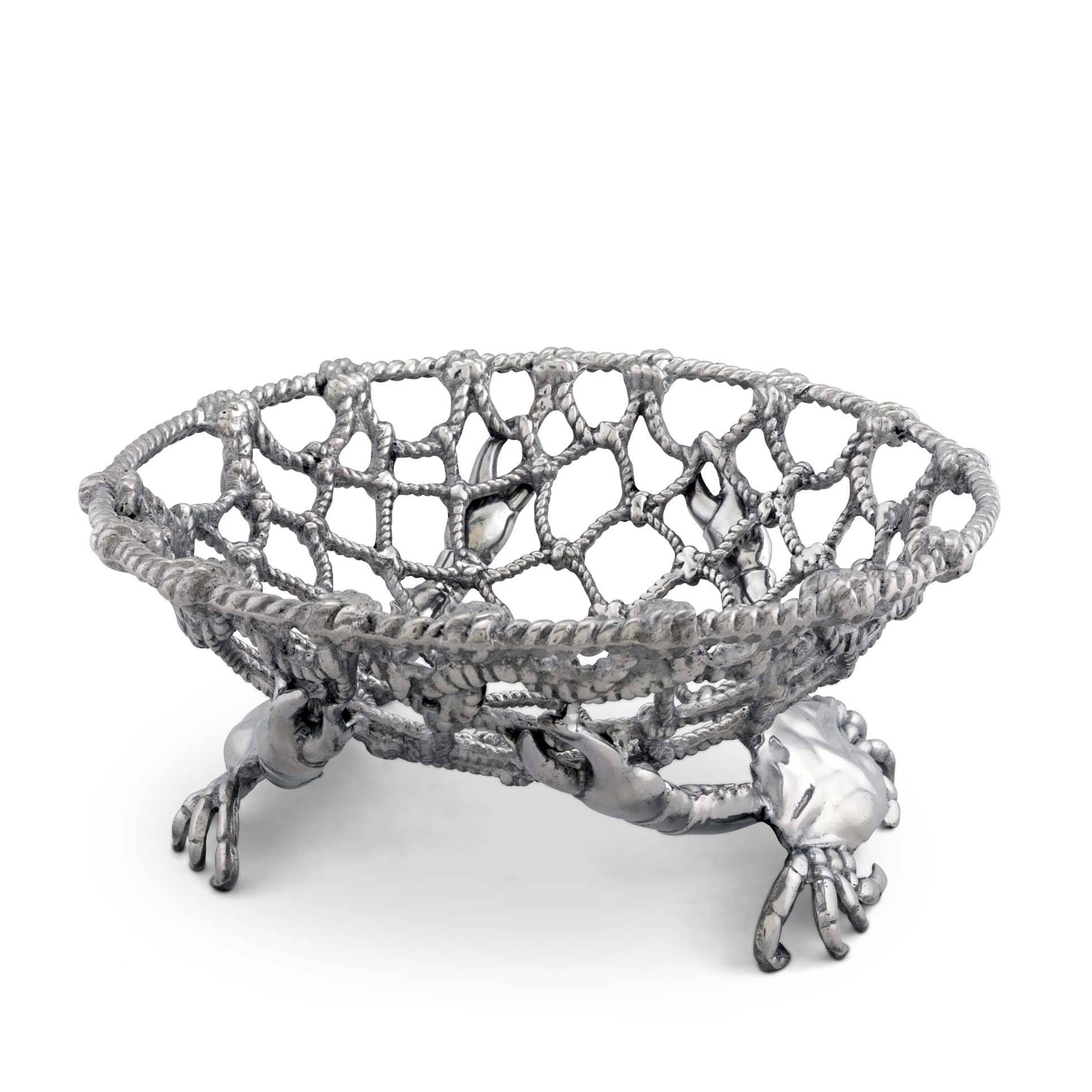 Crab and Net Fruit Basket