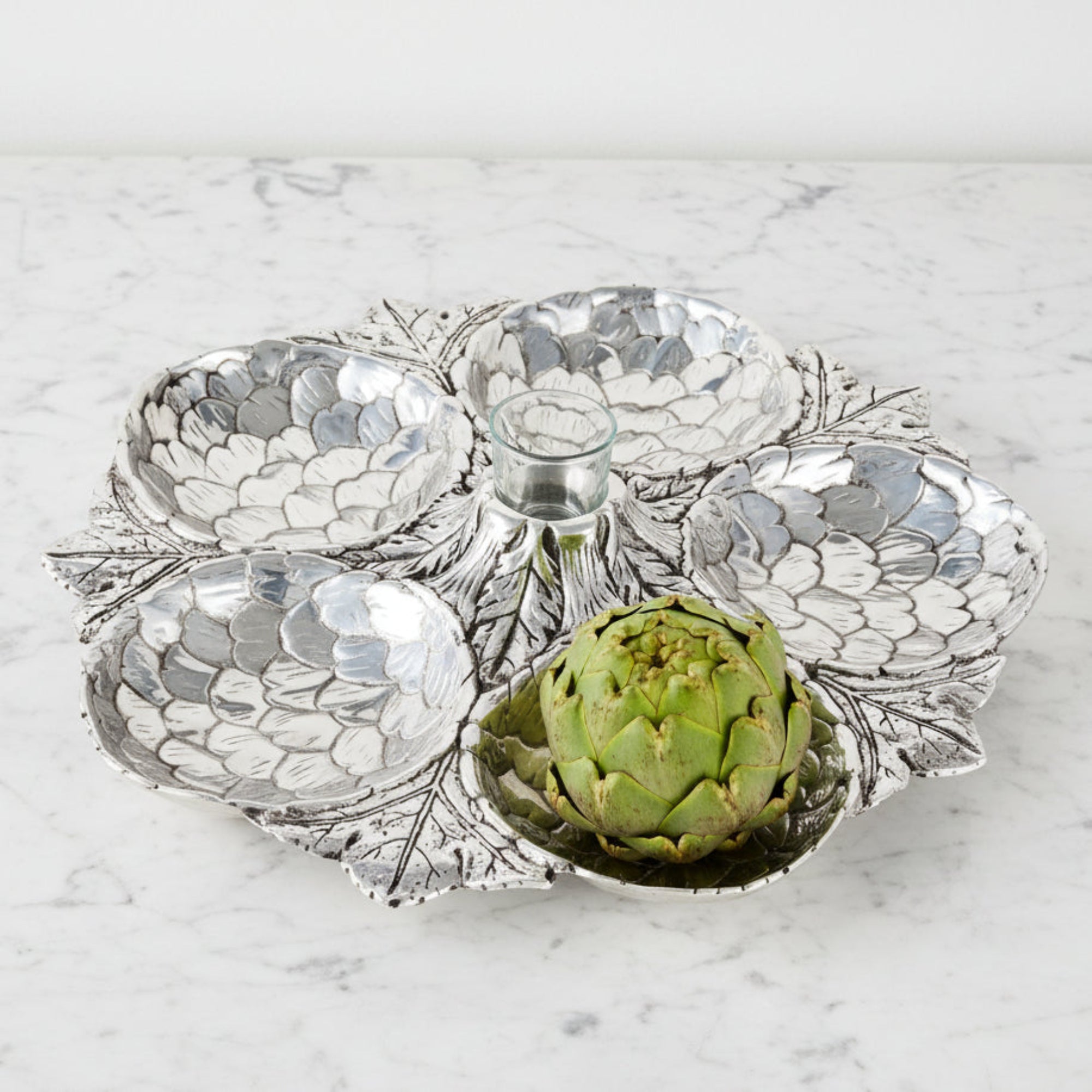 Artichoke 5 Section Snack Tray