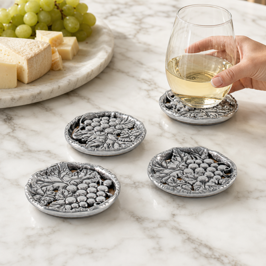 Grape Drink Coaster Set of 4