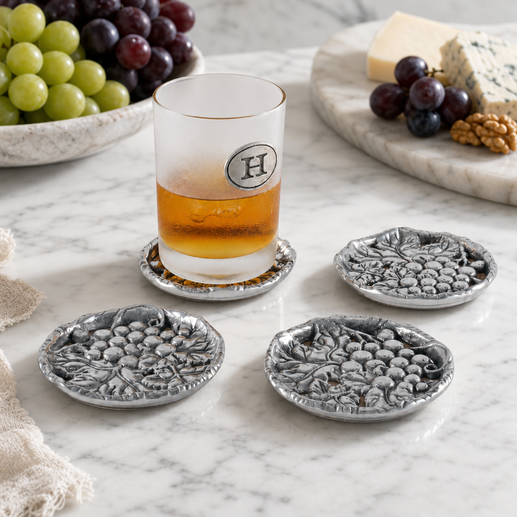 Grape Drink Coaster Set of 4