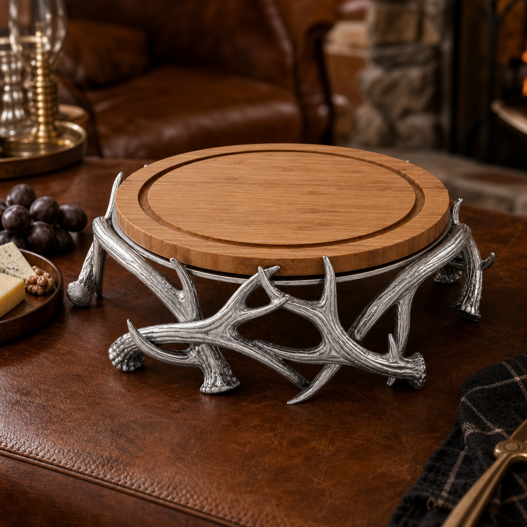 Antler Cheese Pedestal