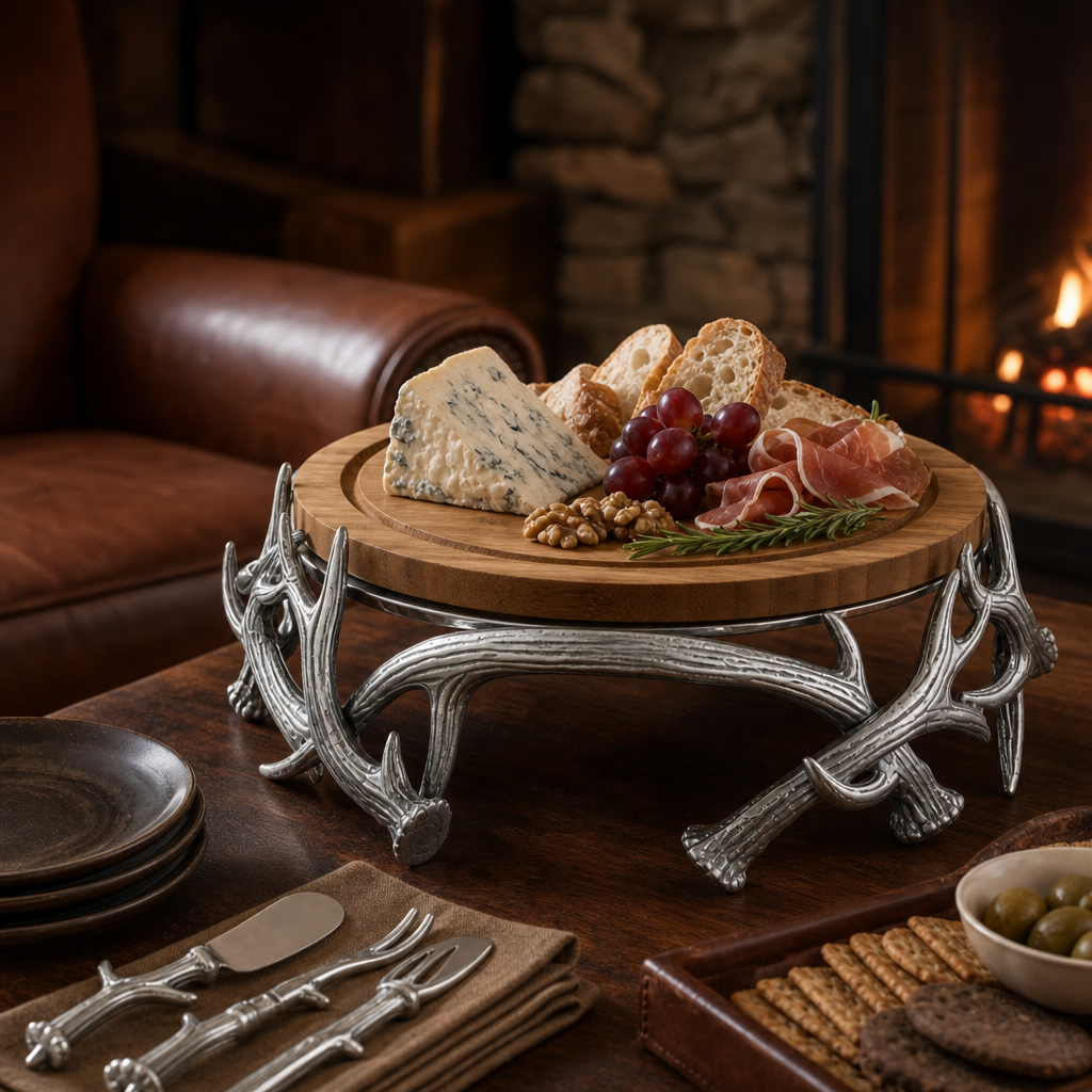 Antler Cheese Pedestal