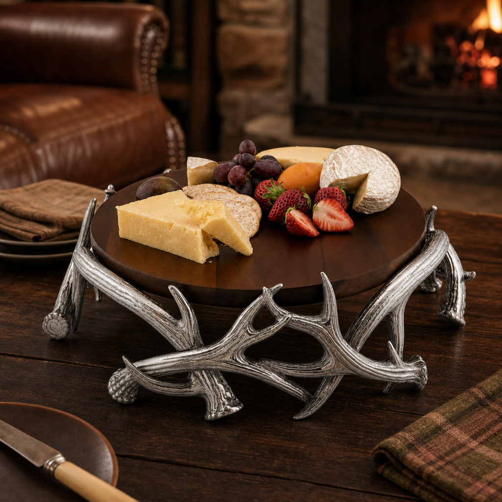 Antler Cheese Pedestal