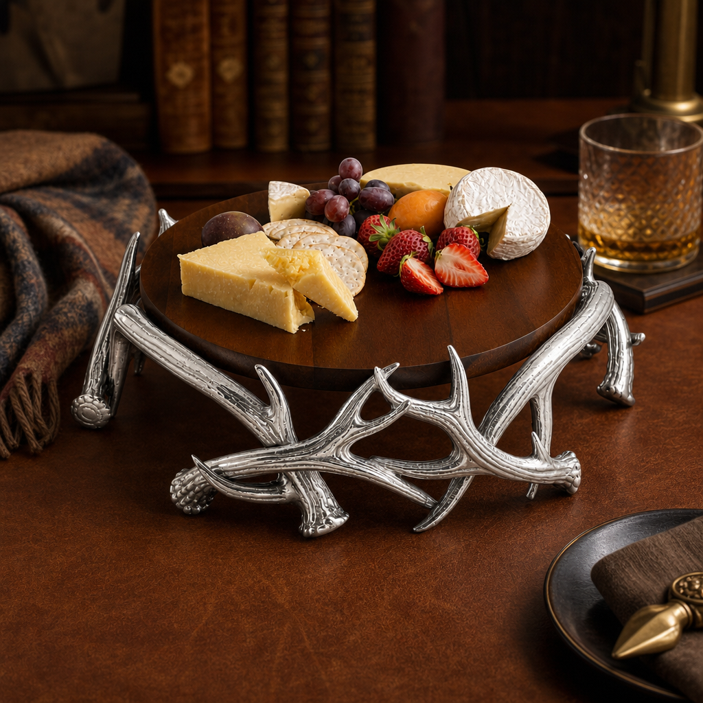 Antler Cheese Pedestal