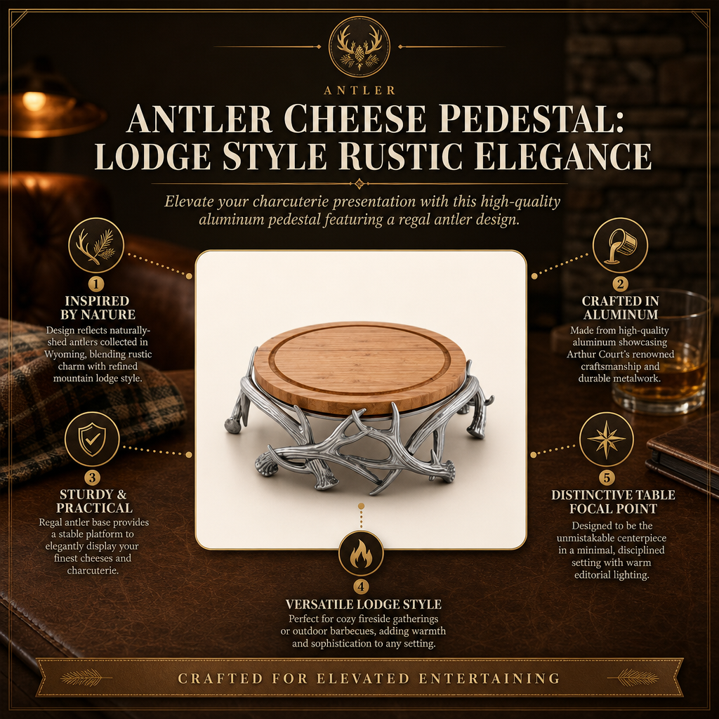 Antler Cheese Pedestal