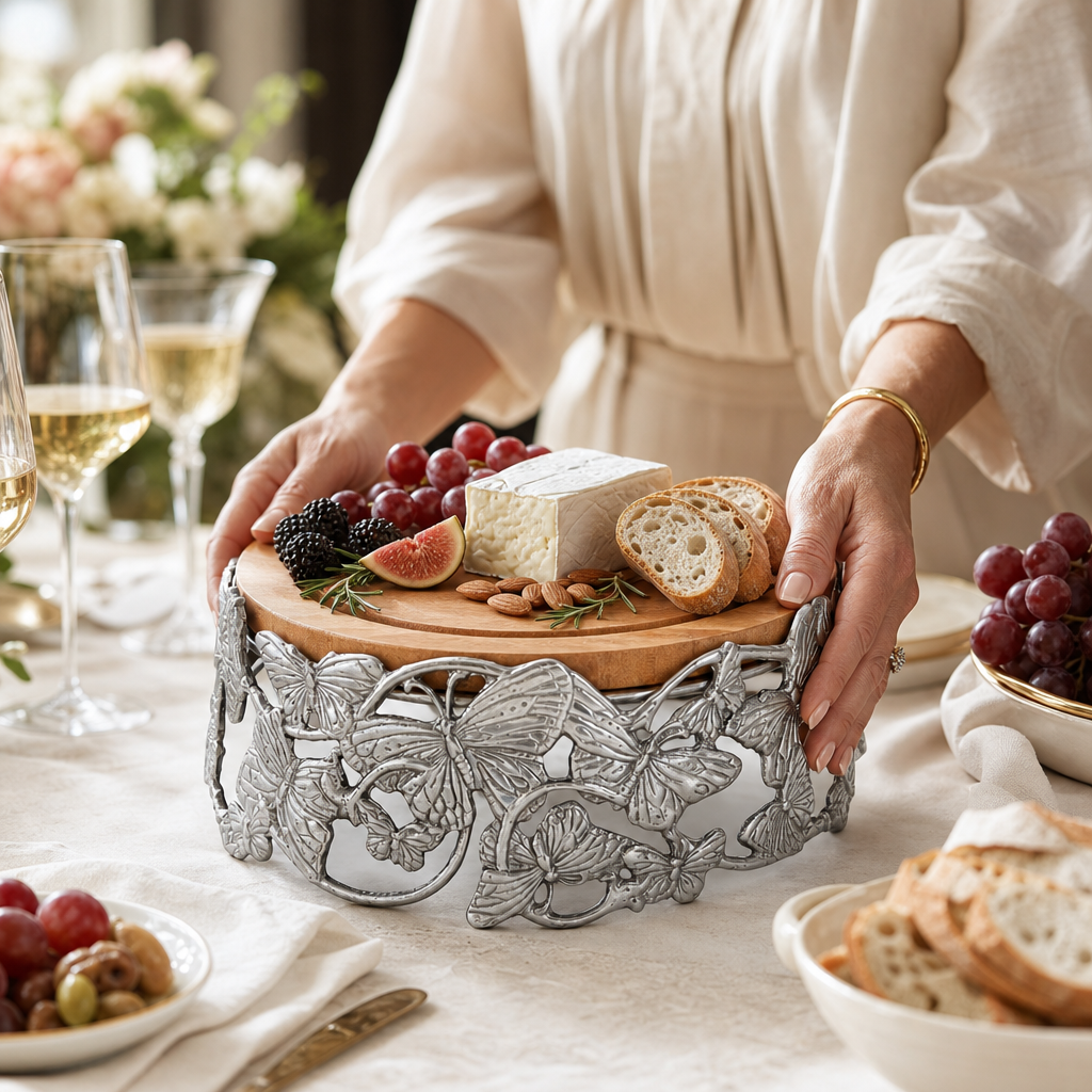 Butterfly Cheese Pedestal