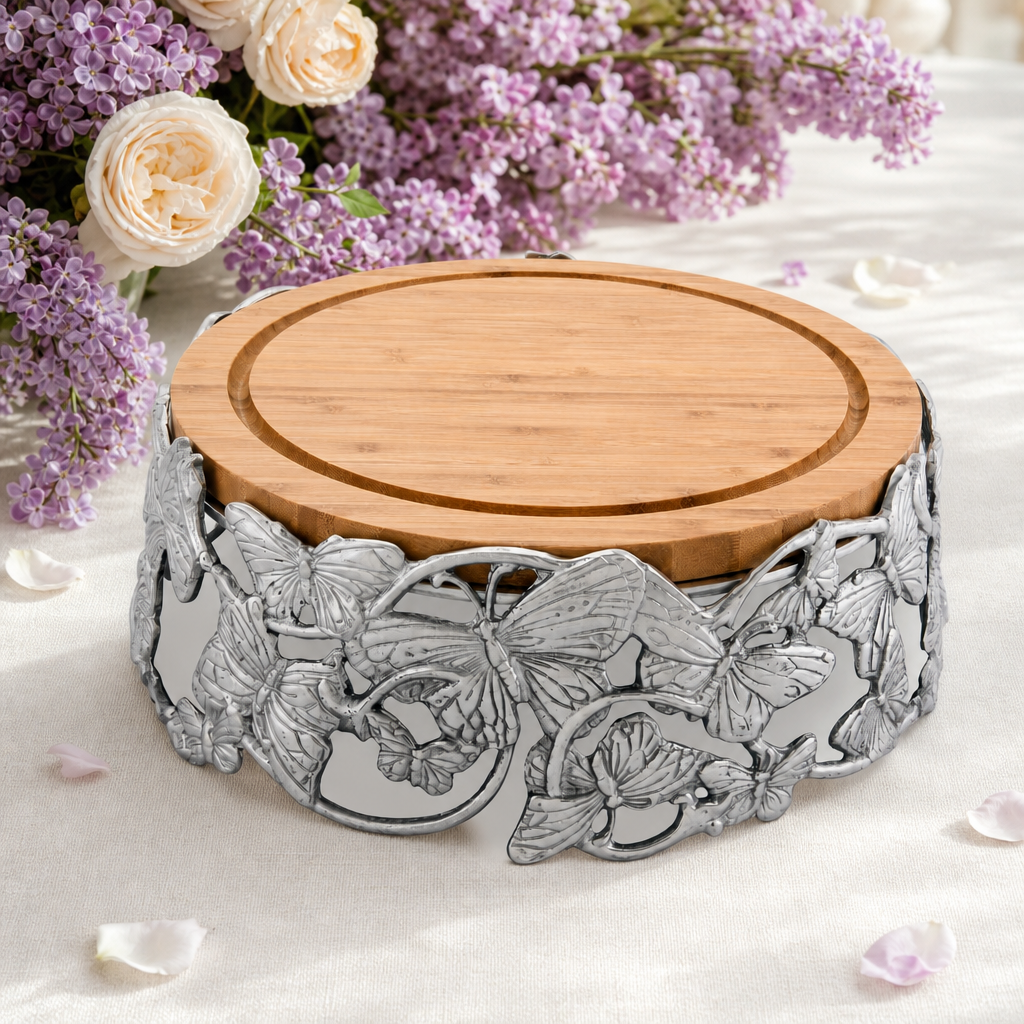 Butterfly Cheese Pedestal