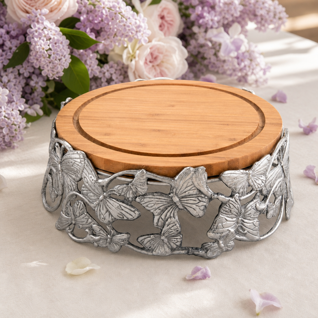 Butterfly Cheese Pedestal