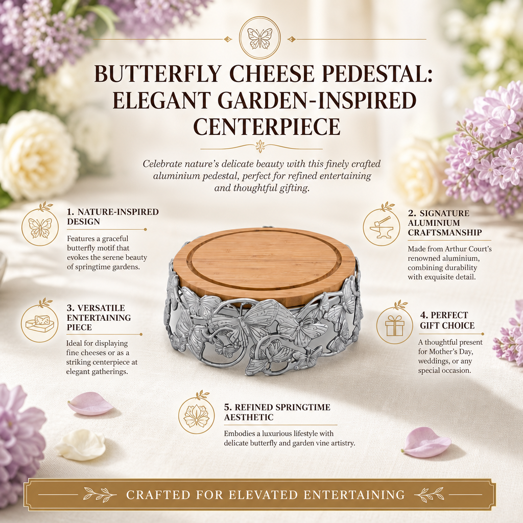 Butterfly Cheese Pedestal