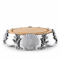 Coastal Wood Cheese Pedestal