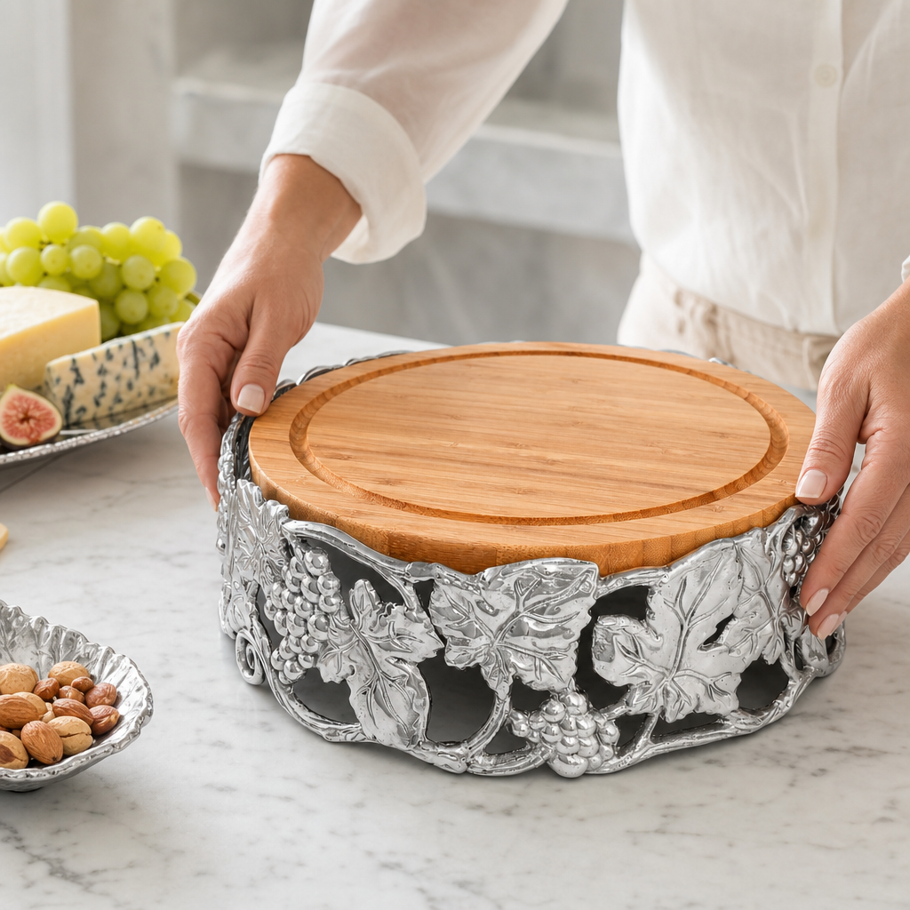 Grape Cheese Pedestal