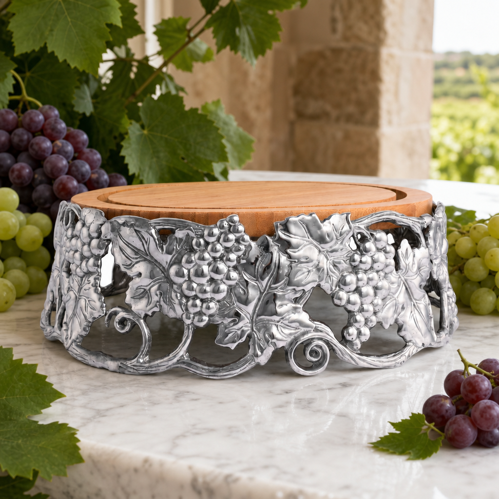 Grape Cheese Pedestal