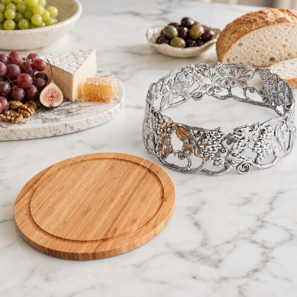 Grape Cheese Pedestal
