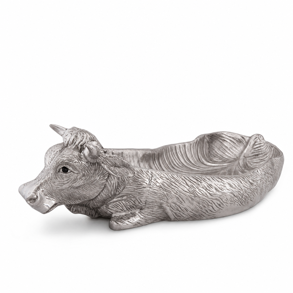 Cow Carving Serving Tray