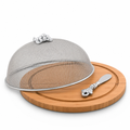 Grape 3 Piece Picnic Cheese Board / Spreader