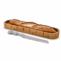 Baguette Board with Grape Bread Knife
