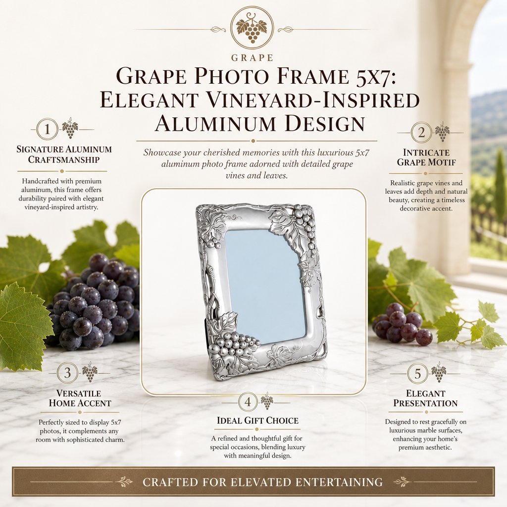 Grape Photo Frame 5x7