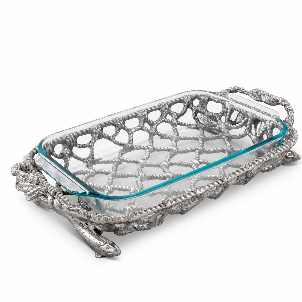 Fish Net Casserole / Pyrex Holder