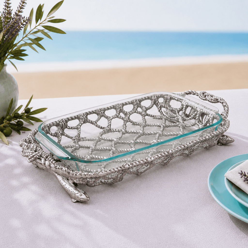 Fish Net Casserole / Pyrex Holder