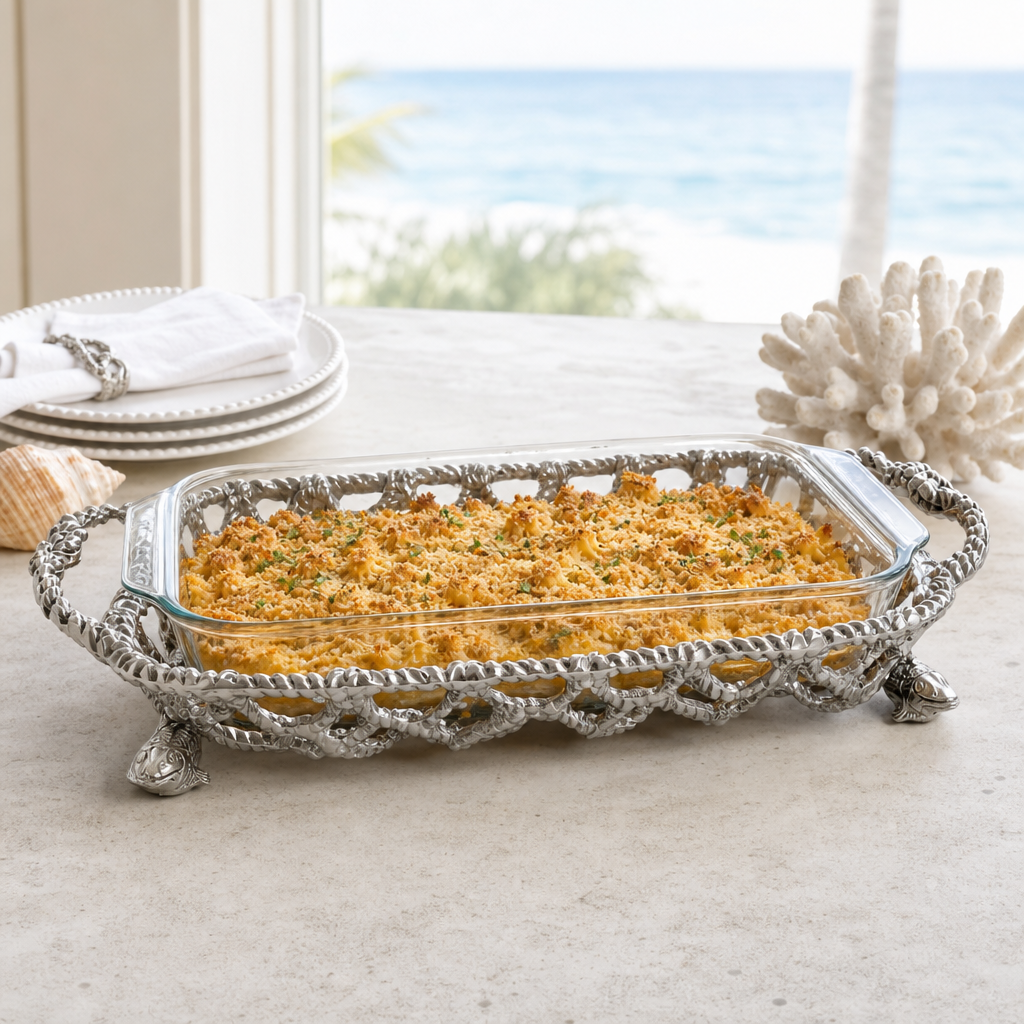 Fish Net Casserole / Pyrex Holder