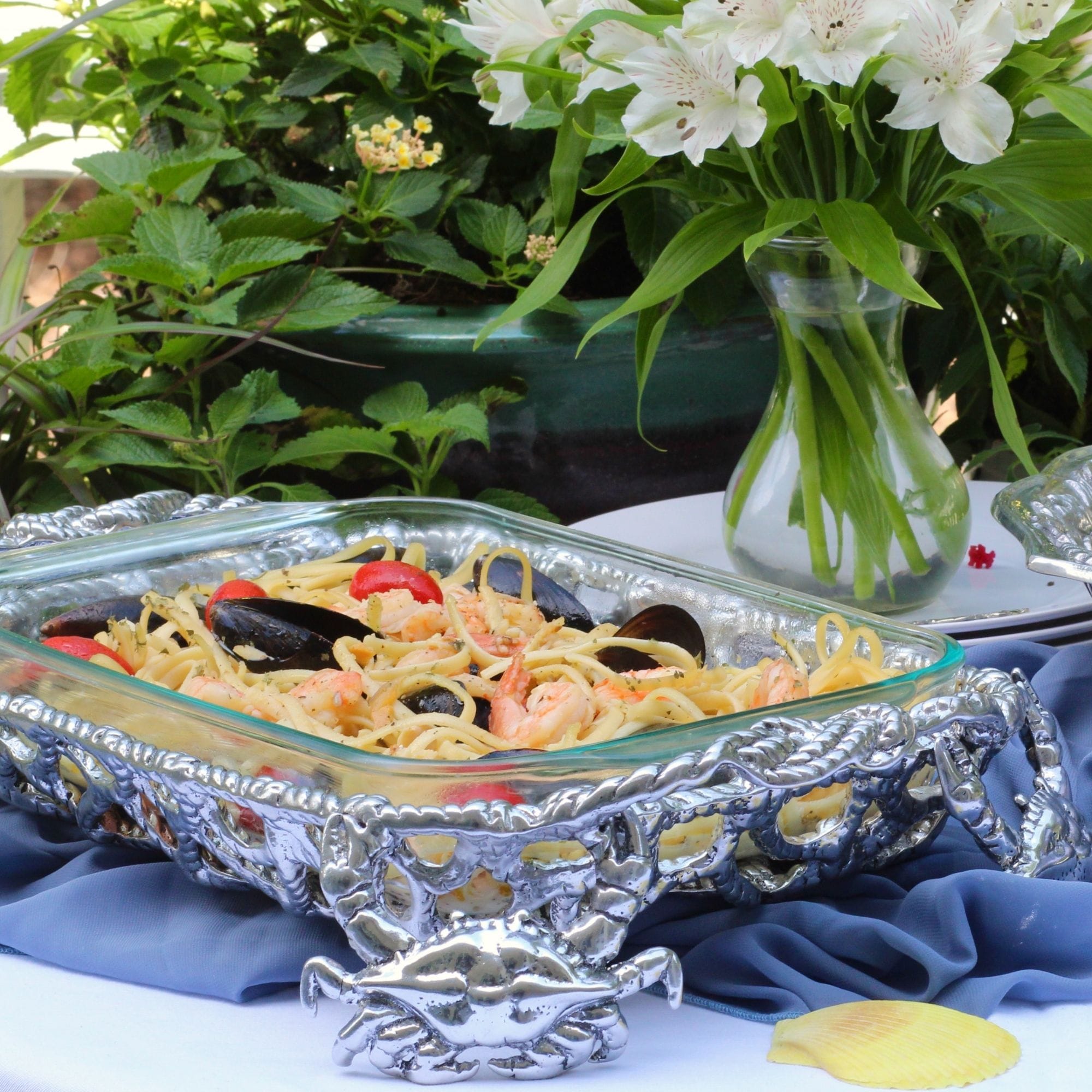 Fish Net Casserole / Pyrex Holder