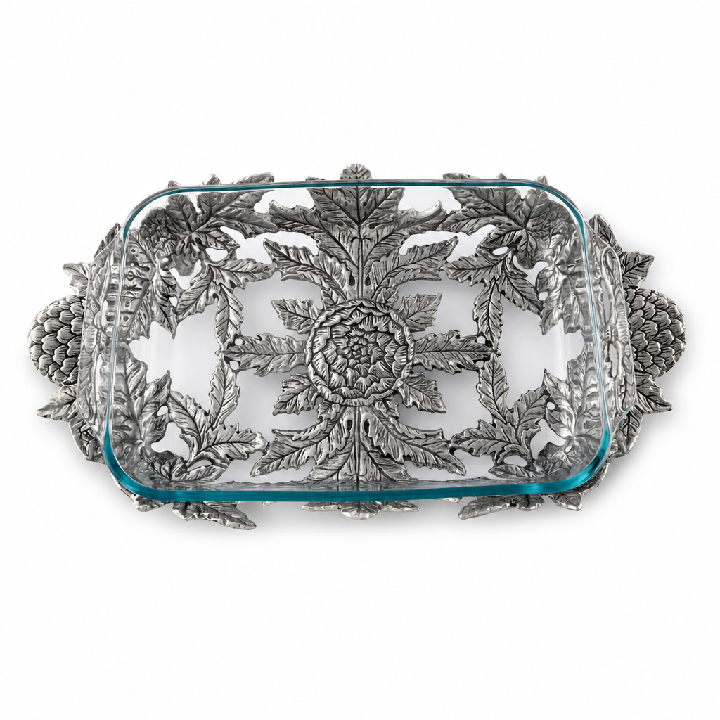 Artichoke Pyrex Holder 3qt
