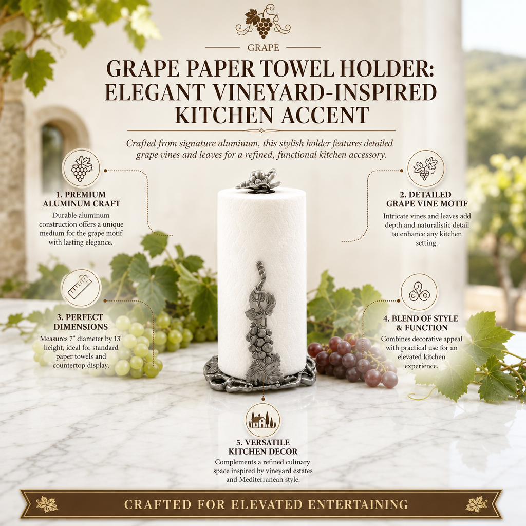 Grape Paper Towel Holder