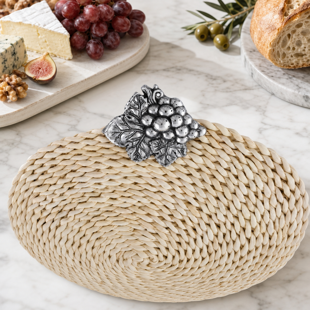 Grape Twisted Seagrass Placemats - set of 4