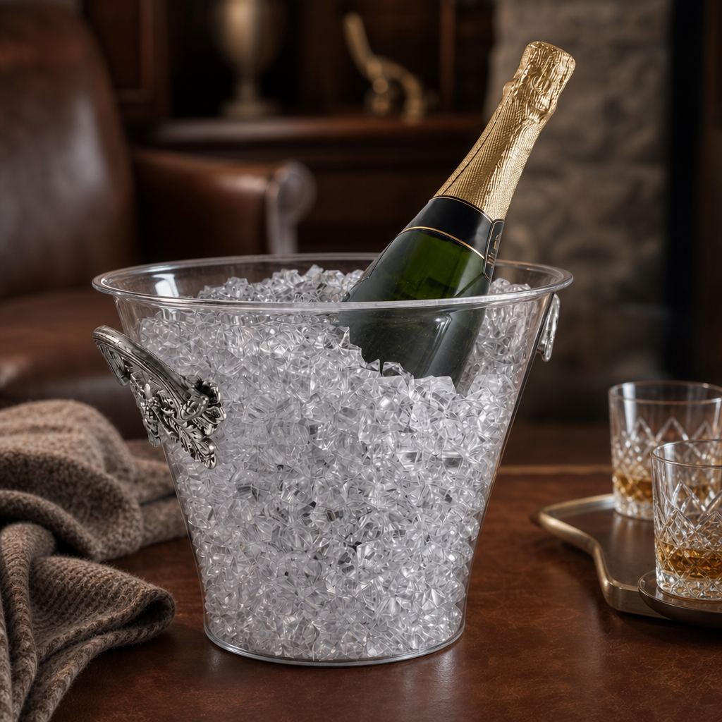 Antler Handle Acrylic Ice Bucket