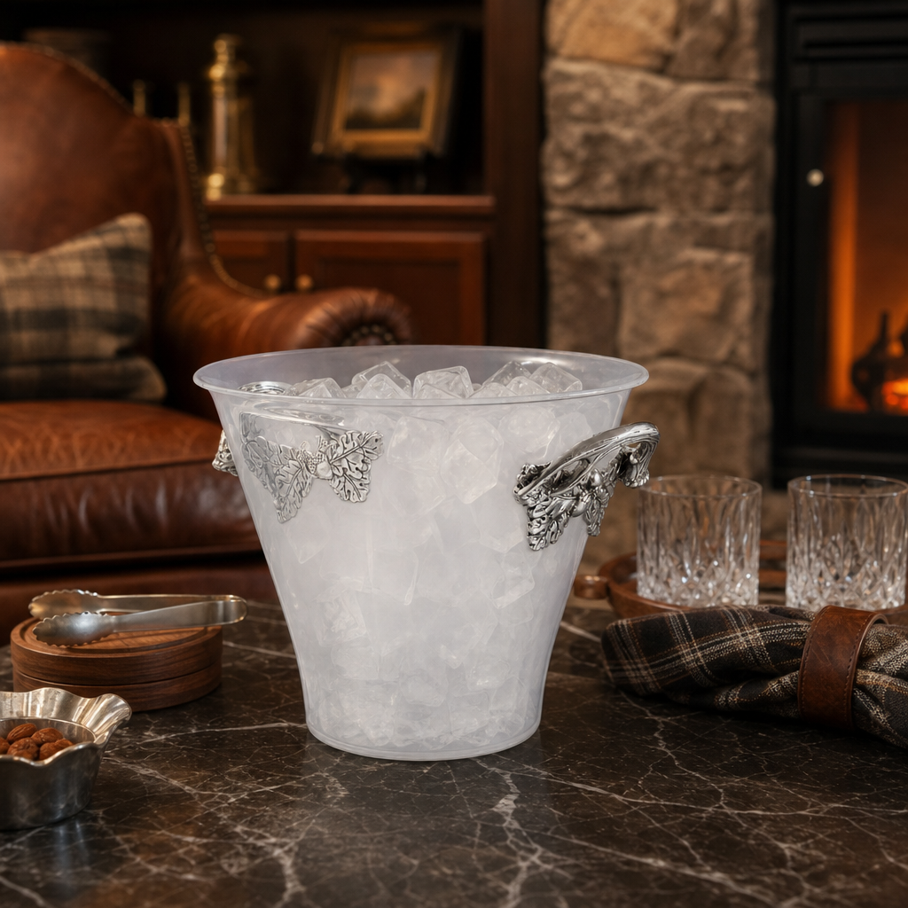 Antler Handle Acrylic Ice Bucket