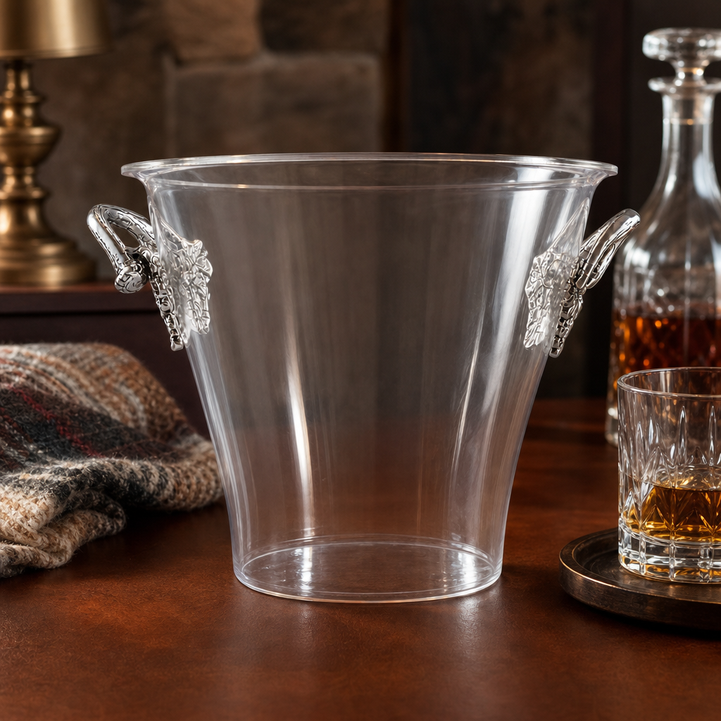Antler Handle Acrylic Ice Bucket