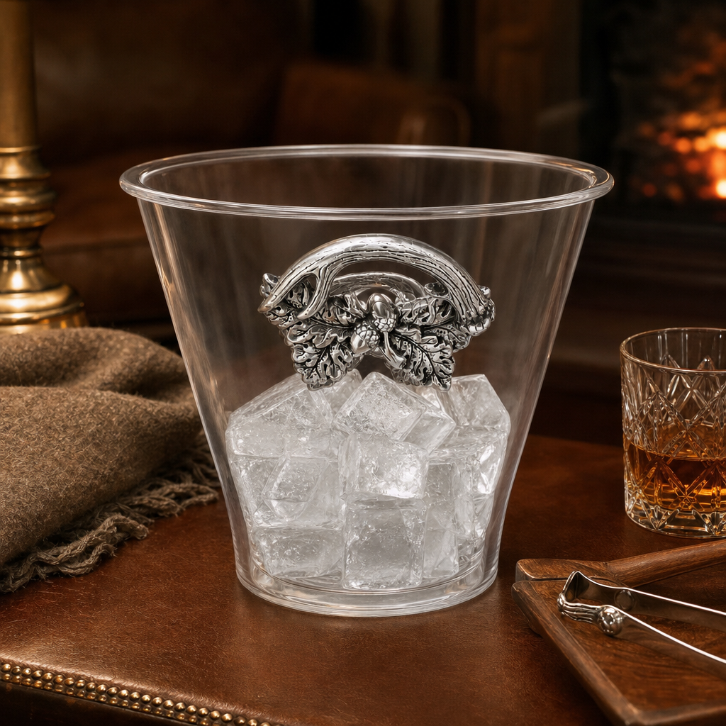 Antler Handle Acrylic Ice Bucket