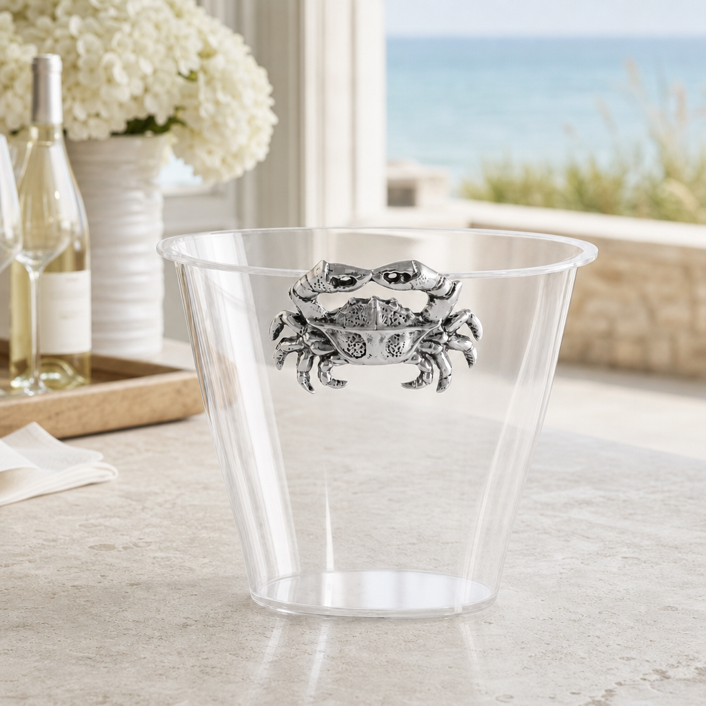 Crab Handle Acrylic Ice Bucket