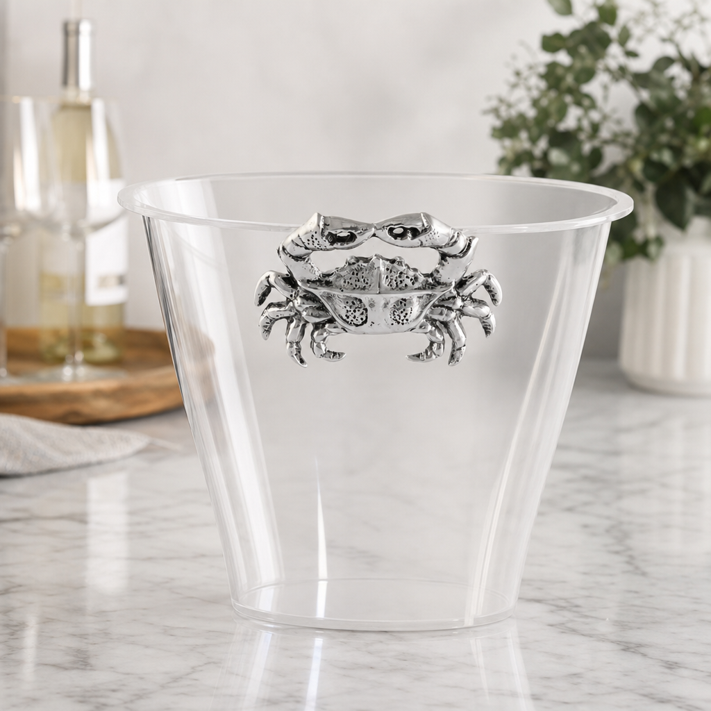 Crab Handle Acrylic Ice Bucket